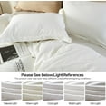thumbnail image 6 of Simple&Opulence Linen Duvet Cover - Linen Cotton Blend 3 Pieces Bedding Set, 1 Duvet Cover 88 x 92 Inches and 2 Pillowcase- Solid Color Collection , Soft & Cozy ,Cooling Bedding-Off White, Queen, 6 of 10
