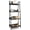 Black, variant on CAPHAUS 24 Inch Width 4-Tier Ladder Shelf, Free Standing Bookcase with Open Shelves, Storage Rack Organizer, Industrial Book Shelves for Living Room, Home Office, Kitchen, Rustic Oak Wood Shelves
