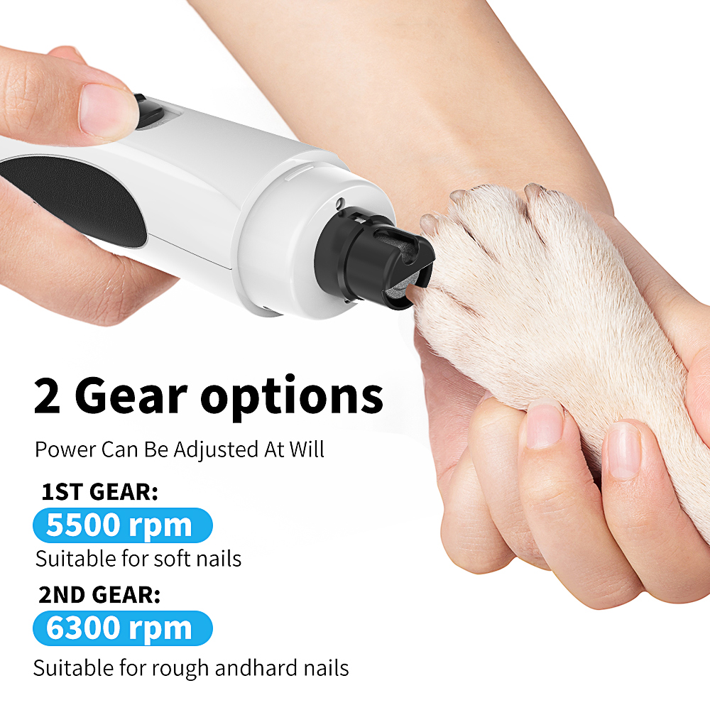 MASBRILL Dog Nail Grinder 2-Speed Electric photo 5