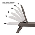 thumbnail image 3 of Camastro Plegable Portatil Aberca Playa Terraza 6 Posiciones, 3 of 4