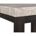 thumbnail image 4 of Picket House Furnishings Caleb Square Marble Top End Table in Espresso, 4 of 10