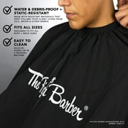 360 Barber Cape - Lightweight Professional Hair Cutting Apron - Universal Size Haircut Gown