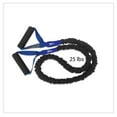 thumbnail image 2 of FitCord Heavy (25lb Blue) Covered Resistance Bands with Padded Handles for Intermediate Fitness Level Exercises, 2 of 6