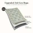 thumbnail image 6 of SUNDEREY 5'x7' Vintage Floral Area Rugs for Living Room, Washable Large Boho Area Rugs for Bedroom, Soft Non-Slip Thin William Morris Botanical Rug for Dining Room Home,Beige, 6 of 11