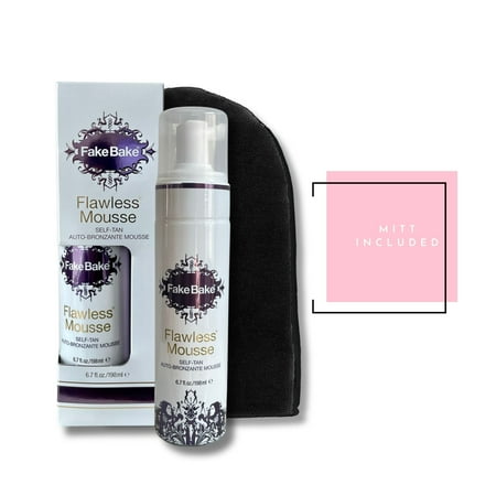 Fake Bake 6.7 oz Flawless Mousse Self-Tan - Sunless Foam for Natural Bronze