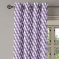 thumbnail image 2 of Ambesonne Mauve Grommet Curtain, Mosaic Crossed Pattern, 50" x 120", Mauve Lilac, 2 of 6