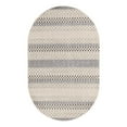 thumbnail image 3 of Unique Loom Arlo Collection Area Rug - Matti (5' 3" x 8' Oval Sandy Beige/Beige), 3 of 7