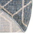 thumbnail image 4 of Unique Loom Eco Trellis Collection Area Rug - Mondo (7' Round Harbor Blue/Ivory), 4 of 11