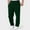 Green, variant on Men's Baggy Sweatpants with Pockets Drawstring Running Pants (Purple L)