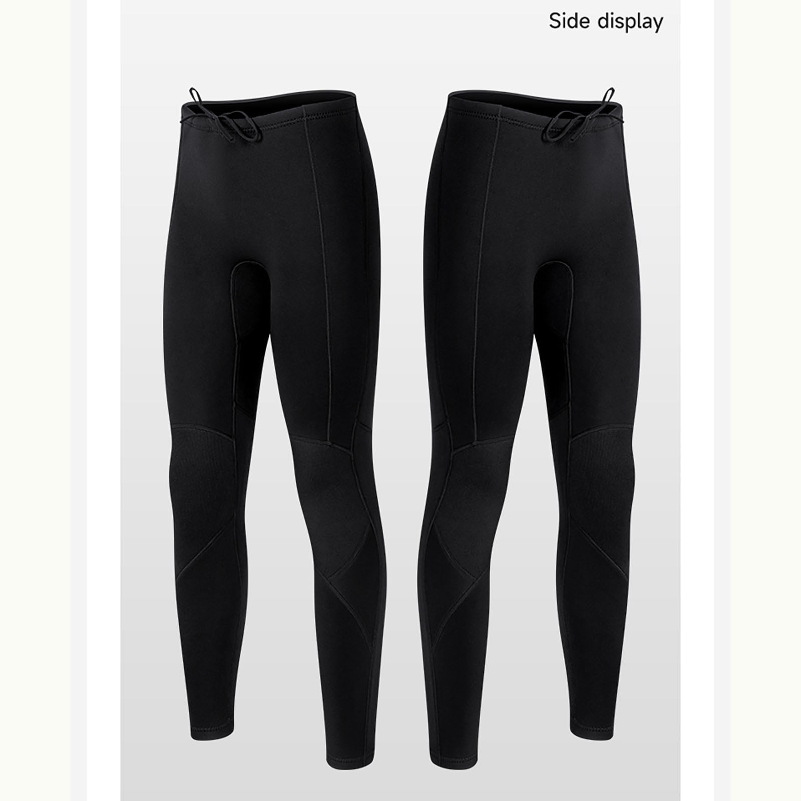 Swim Trunks for Men Drawstring Elastic Waist Thermal Wetsuits Mens Casual Color Block Stretchy Slim Compression Diving Surfing Swimming Pants