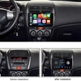 thumbnail image 2 of 【2+32G】10 inch Car Stereo Radio for Mitsubishi ASX 2013-2015, for Outlander Sport 2011-2017, Android 13 IPS Touchscreen Stereo Wireless CarPlay&Android Auto,Support GPS BT SWC WiFi FM Backup Camera, 2 of 9