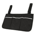 thumbnail image 2 of Bolsa para silla de ruedas colgante, impermeable, con sistema de hebilla de lona, bolsa de almacenamiento lateral para silla de ruedas de transporte., 2 of 14
