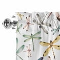 thumbnail image 2 of Valances for Windows Rod Pocket Short Curtain for Bathroom Living Room Bedroom 1 Panel 42x12in, 2 of 9