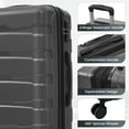 thumbnail image 5 of 24 Inch Hardshell ABS Checked Luggage Expandable Spinner Wheel Suitcase with TSA Lock Durable Travel Bag for Extended Trips, 5 of 9