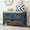 Navy, variant on Storage Bench Sofa, Entryway Bench with 2 Drawers, 2 Hollow Handles, Removable Basket & Cushion, Organizer Storage Bench Shoe Bench for Hallway Entryway Living Room, Fully Assembled, Espresso