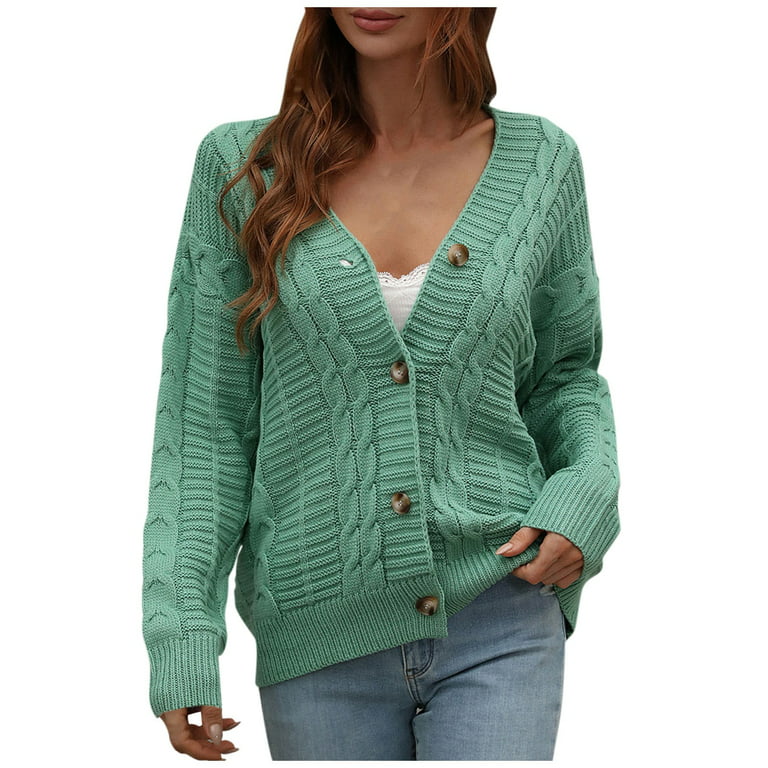 Women's Fall Clothes, Essentials Dress Cardigans Lightweight Women's Long  Sleeve Mock Neck Sweater Loose Fitting Knit Pullover Tops Slouchy Tunic