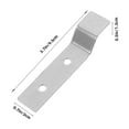 thumbnail image 2 of WHAMVOX Wall Mounted Urinal Hook Holder Bracket for Bathroom Toilet Hanging Storage, 2 of 8