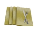 thumbnail image 2 of Uxcell Heat-resistant Modern Style Table Mats Woven Placemats Green 4Pack, 2 of 7