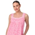 thumbnail image 5 of Aria Women's Sleeveless 100% Cotton Nightgown, Sizes XS-5X, 5 of 7