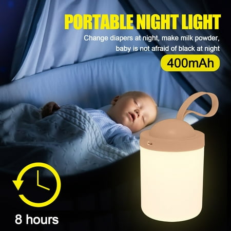 

Mishuowoti Small night light LED rechargeable USB bedside baby nursing light sleep eye protection light