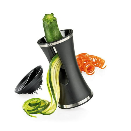 Vegatelli Spiral Vegetable Slicer / Cutter, Conjure up endless julienne strips of carrot, radish, cucumber and all kinds of other firm vegetables! By (Best Tool To Julienne Carrots)