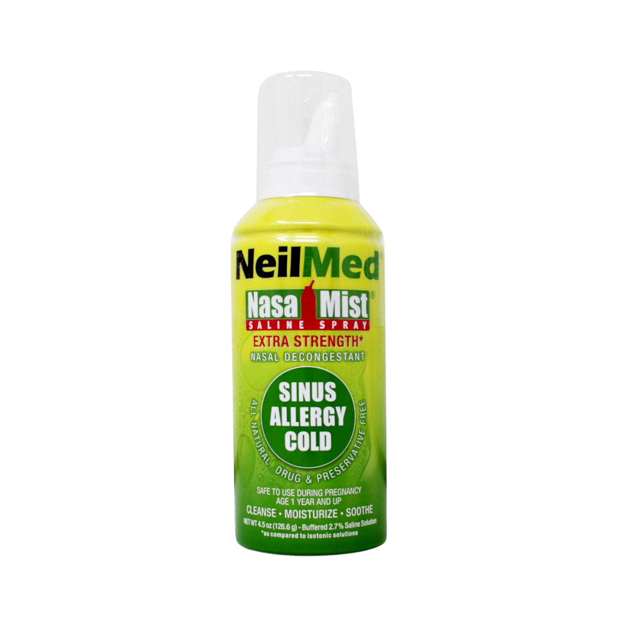 NeilMed Hypertonic NasaMist Saline Spray 2.7 % Extra Strength 4.5 oz