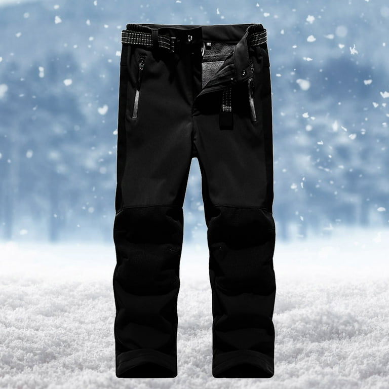 skpabo Kids Waterproof Snow Ski Pants Boys Girls Outdoor Winter Fleece  Hiking Insulated Snowboard Pants 