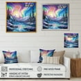 thumbnail image 4 of Designart "Liquid Art With Aurora Borealis Charm II" Aurora Borealis Picture Framed Wall Art Prints, 4 of 5