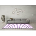 thumbnail image 3 of Ahgly Company Indoor Rectangle Solid Pink Modern Area Rugs, 7' x 10', 3 of 4