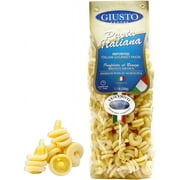 Giusto Sapore Italian Pasta - Vesuviotti 454g - Premium Organic Bronze Drawn Durum Wheat Semolina Gourmet Pasta Brand - Imported from Italy and Family Owned