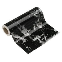 Uxcell Wood Grain Wallpaper Border 6" x 16.4ft Textured Frame Sticker, Black White