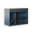 thumbnail image 3 of Twin Star Home 48" Kitchen Island, Fontana Blue, 3 of 6