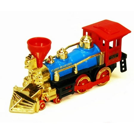 Classic Team Locomotive Train, Blue with Red & Gold - Showcasts 9935D - 7 Inch Scale Diecast Model Replica (Brand New, but NOT IN