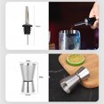 thumbnail image 2 of 10PCS Home Bartending Kit Stainless Steel with Bamboo Tray Cocktail Mixing Tool Set for DIY Novice, 2 of 8