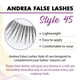 thumbnail image 3 of Pestañas postizas ANDREA Style 45 negras, 4 pares, 3 of 5