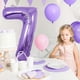 thumbnail image 4 of Globos de aluminio KAIYANG 40 pulgadas morado número 7 para cumpleaños, 4 of 5
