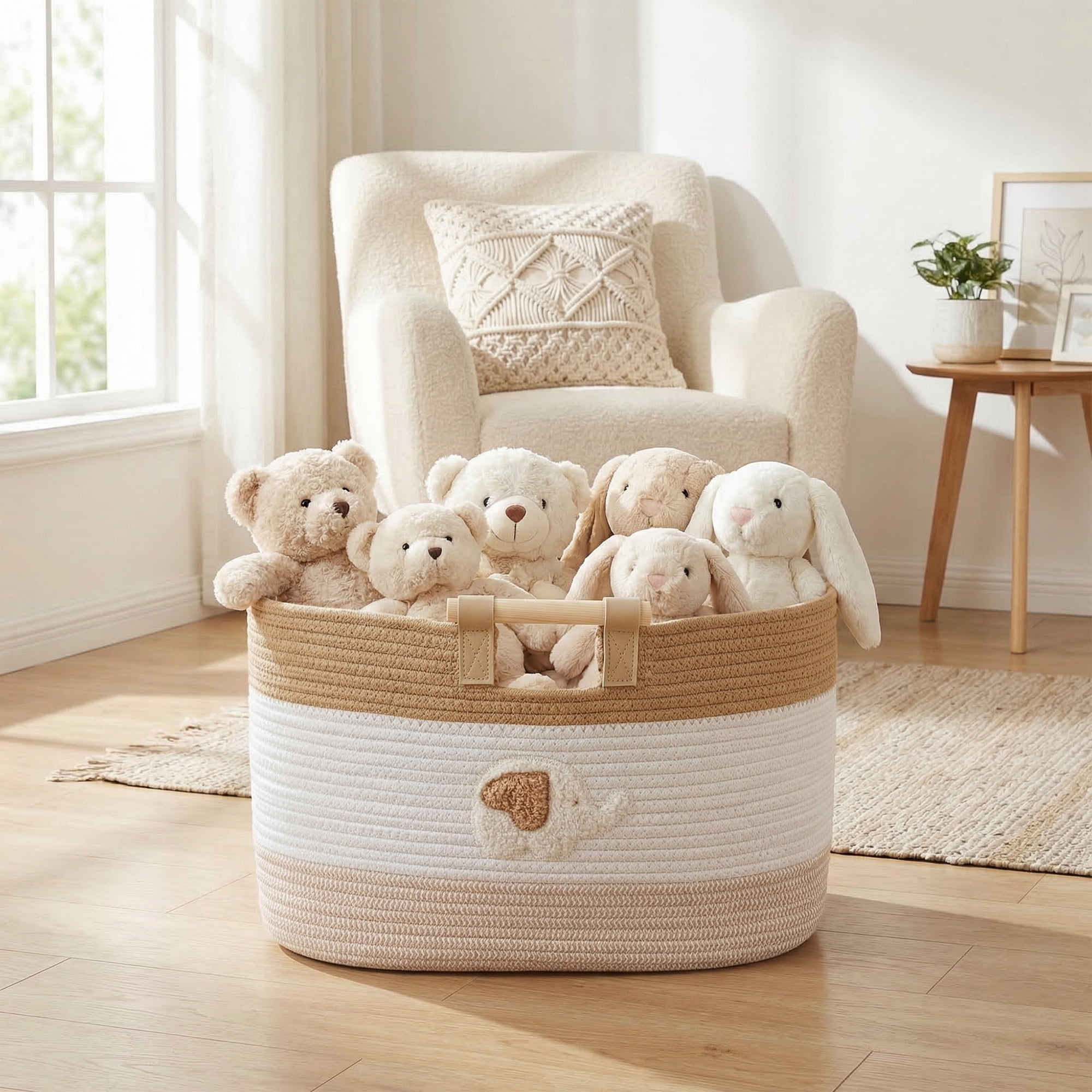 Unique Bargains Easy Shaping Woven Shelf Closet Storage Bin Elephant 16.9*11*11in