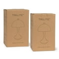 thumbnail image 2 of Abbott Dome Shade LED Table Lamp – 10" Rechargeable Light in Yellow, Minimalist Metal Design – Modern Mushroom-Style Lamp for Bedroom or Desk, 2 of 4