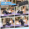 thumbnail image 6 of INNOTECH SC 12.9 x 5.5 Inch Foam Roller - EVA Foam Deep Tissue Massage Roller for Muscle Recovery, Yoga, Fitness, Stretching & Physical Therapy – Black, 6 of 8