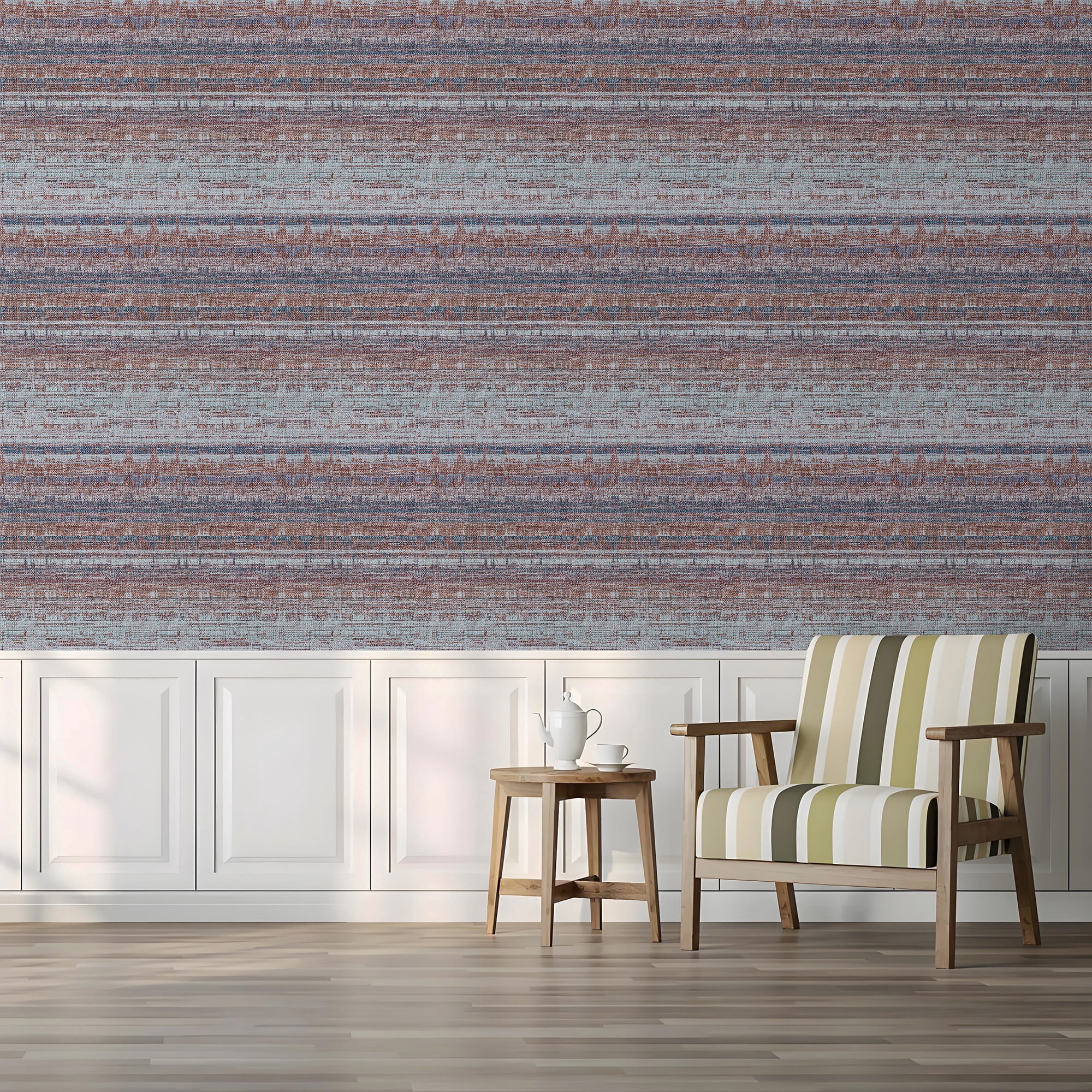UMIGGEE Faux Grass Cloth Multicolor Wallpaper Peel and Stick Wallpaper 17.3-in x 118-in Self-Adhesive Removable Contact Paper for Furniture
