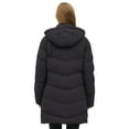 thumbnail image 3 of WenVen Women's Puffer Jacket Quilted Winter Coat Warm Hooded Winter Jacket Charcoal 2XL, 3 of 8