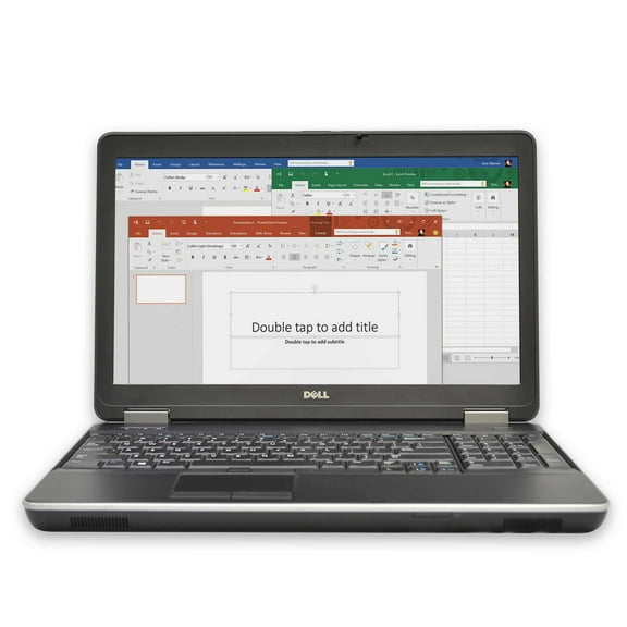 Pre-Owned Dell Latitude E6540 Laptop Computer, 2.60 GHz Intel i5 Quad Core Gen 4, DDR3 RAM, SSD Hard Drive, Windows 10 Home 64Bit, 15" Screen