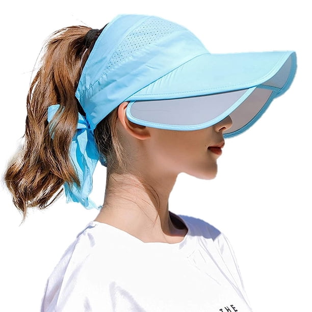 Sombrero de visera de ala ancha para mujer, sombrero de protección solar para playa, viajes, senderismo, jardinería, camping