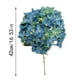 thumbnail image 4 of 1PC Azul Oscuro Hortensias Ramo de Flores Artificiales Decoración Nupcial Látex Real para el Hogar, 4 of 8