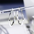 thumbnail image 5 of Stylish 18K Gold Plated Huggie Hoop Earrings for Women - Perfect for Parties and Holidays, 5 of 5