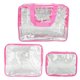 thumbnail image 2 of Bolsas de viaje transparentes BuyWeek 3 piezas de PVC, 2 of 14
