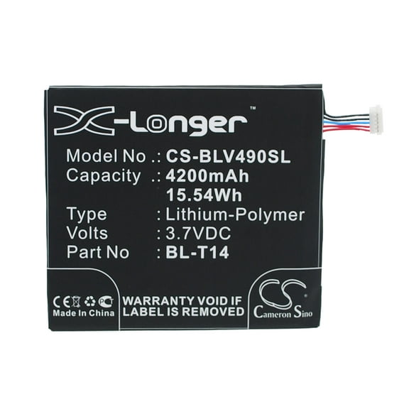 Battery for LG G Pad 8.0 F F7 PadF V490 V495 BL-T14 EAC62638401 CS-BLV490SL
