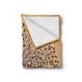 thumbnail image 2 of Tree of Life Soft Flannel Fleece Throw Blanket, Vintage Inspired Modern Graphic of an Aged Plant Swirling Branches Print, Cozy Plush for Indoor and Outdoor Use, 60" x 80", Cream Brown, by Ambesonne, 2 of 6