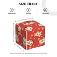 thumbnail image 4 of Sikiie Japanese Maneki Cats Leather Tissue Box Cover Square, tissue box holder, Tissue Box with Bottom Belt-5.2”x5.2”x5.2”, 4 of 7