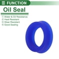 thumbnail image 3 of Anillo de Sello de Aceite Universal Unique Bargains Labio UN Sello de Eje Rotativo 14x20x6mm Alta Presión TPU Azul 10 Pcs, 3 of 7